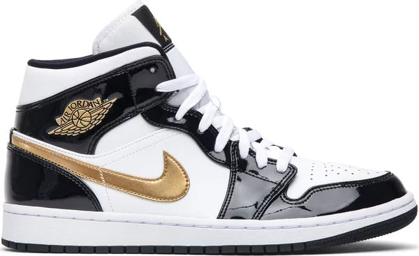 AIR JORDAN 1 MID BLACK GOLD