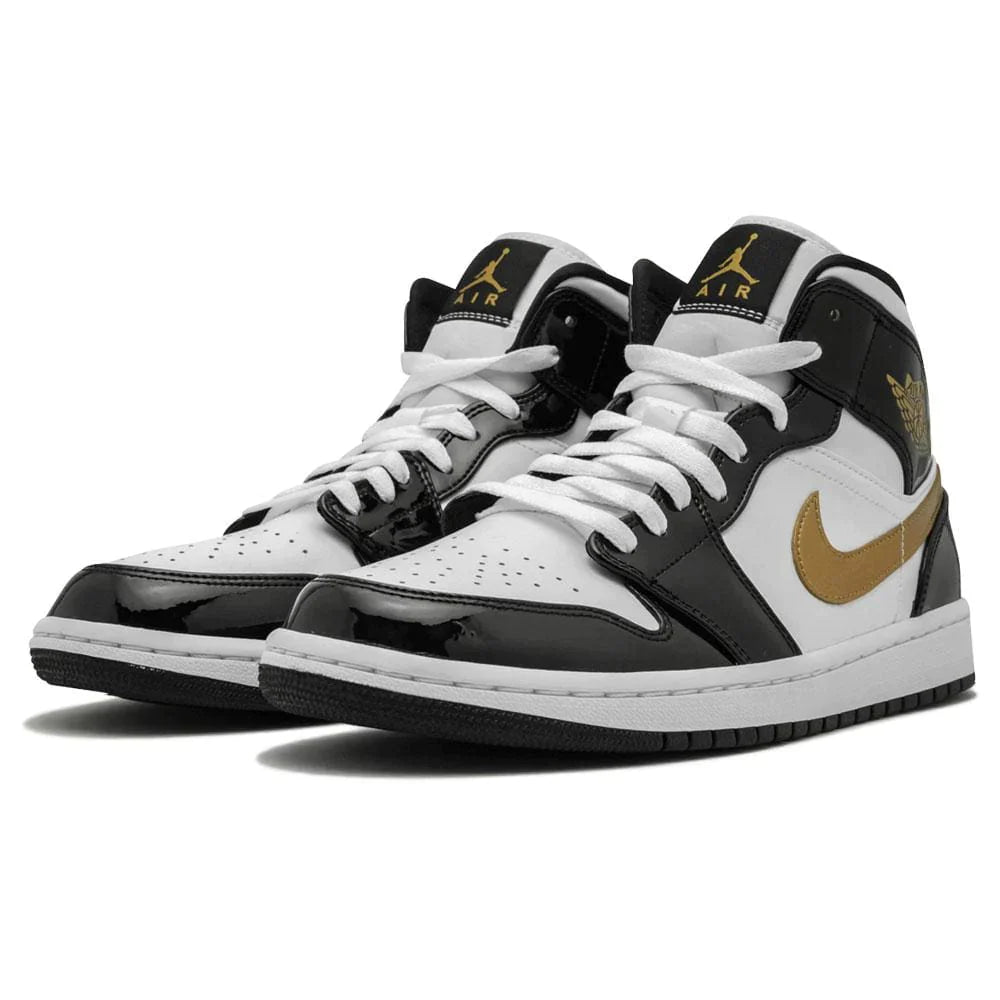 AIR JORDAN 1 MID BLACK GOLD
