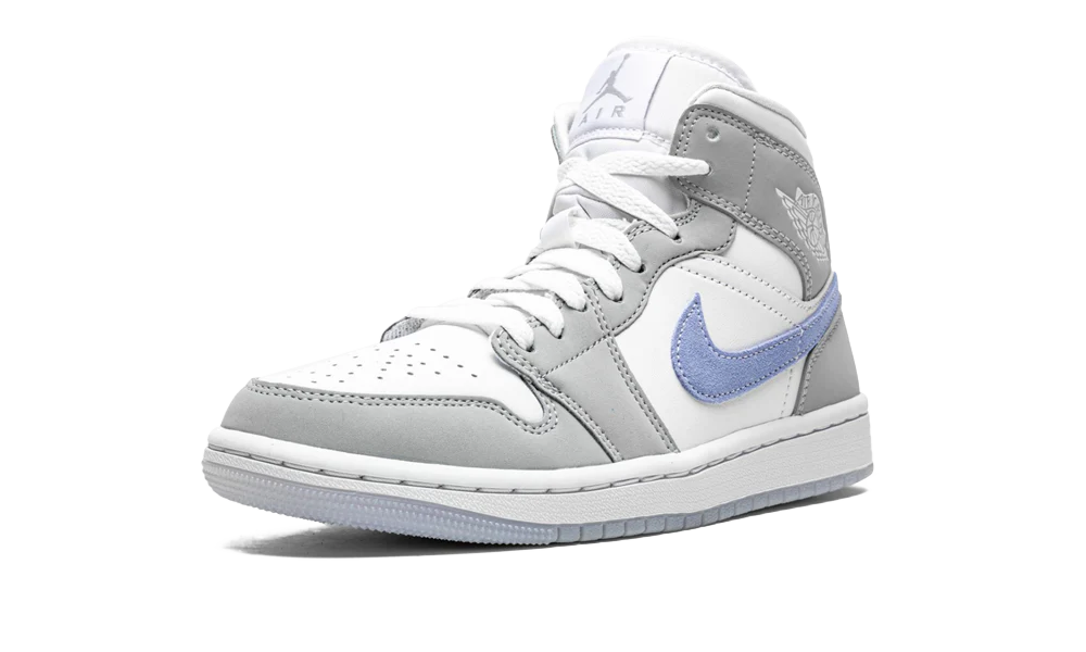 AIR JORDAN 1 MID WOLF GREY ALUMINUM
