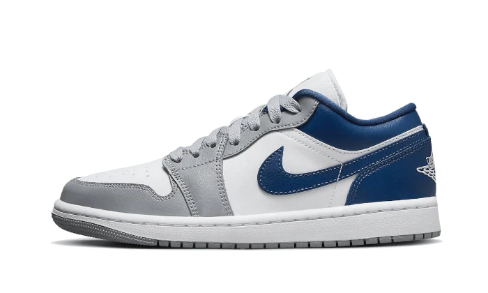 AIR JORDAN 1 LOW WHITE GREY BLUE