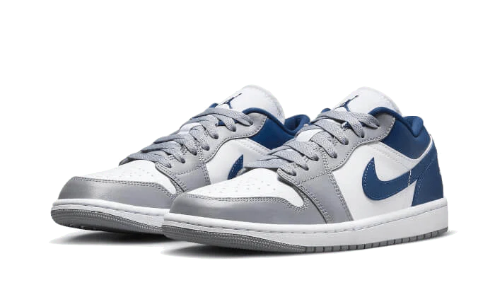 AIR JORDAN 1 LOW WHITE GREY BLUE