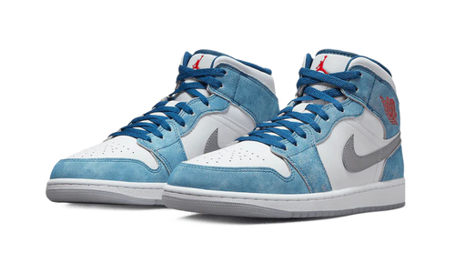AIR JORDAN 1 MID FRENCH BLUE LIGHT STEEL