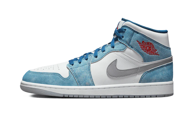 AIR JORDAN 1 MID FRENCH BLUE LIGHT STEEL