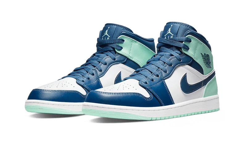 AIR JORDAN 1 MID MYSTIC NAVY MINT FOAM