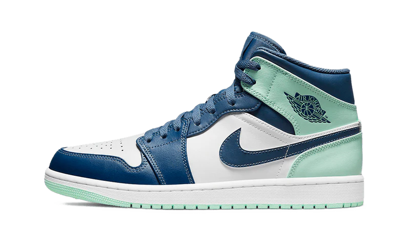 AIR JORDAN 1 MID MYSTIC NAVY MINT FOAM