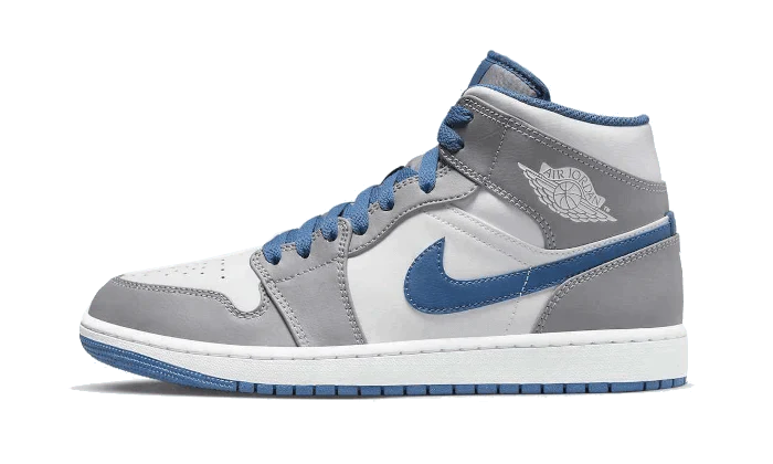 AIR JORDAN 1 MID TRUE BLUE