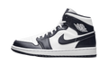 AIR JORDAN 1 MID WHITE METALLIC GOLD OBSIDIAN
