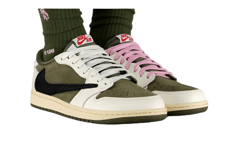 AIR JORDAN 1 RETRO LOW OG SP TRAVIS SCOTT MEDIUM OLIVE