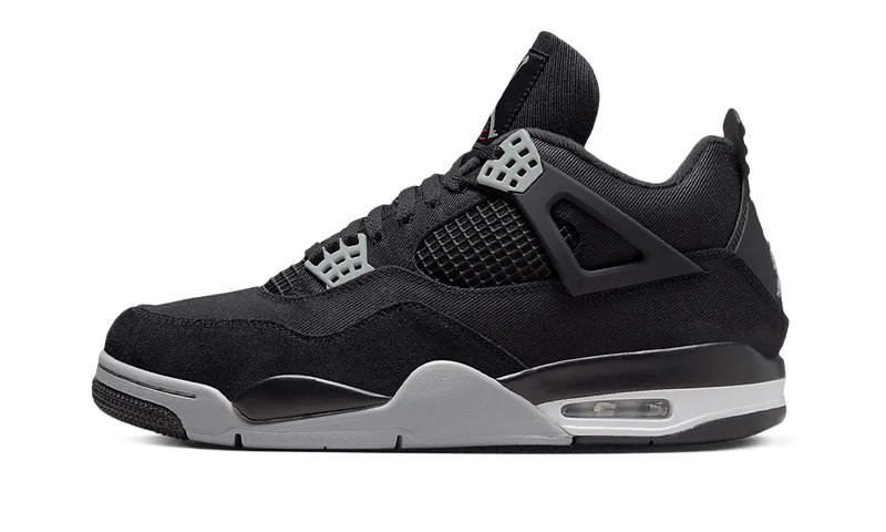 AIR JORDAN 4 RETRO SE BLACK CANVAS