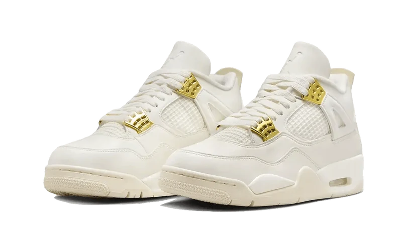 AIR JORDAN 4 SAIL METALLIC GOLD