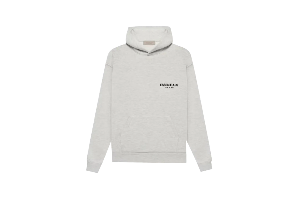 FEAR OF GOD ESSENTIALS HOODIE LIGHT OATMEAL (FW22)