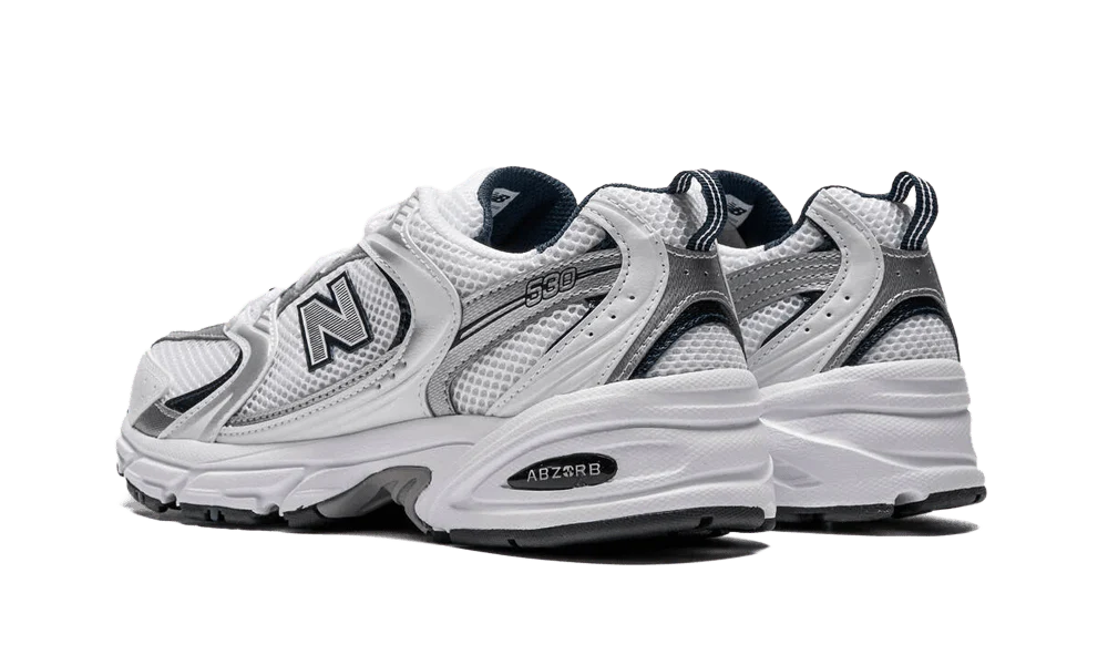 NEW BALANCE 530 WHITE SILVER NAVY