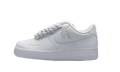 NIKE AIR FORCE 1 LOW TRIPLE WHITE WHITE ROPE LACES