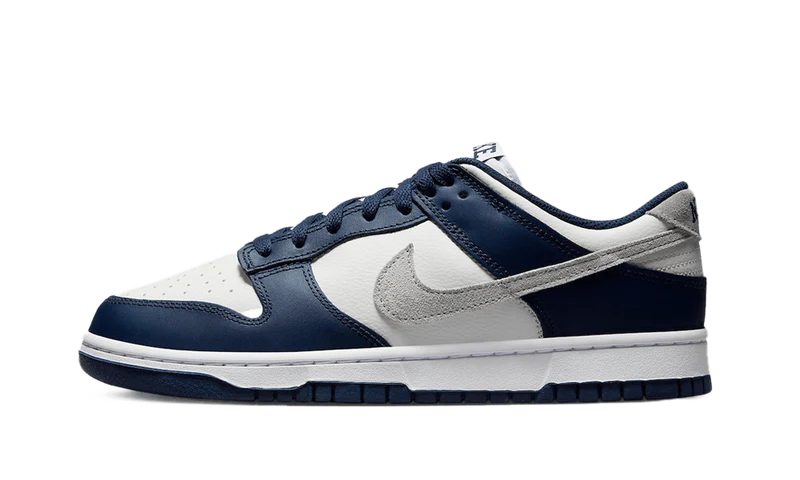 NIKE DUNK LOW SUMMIT WHITE MIDNIGHT NAVY
