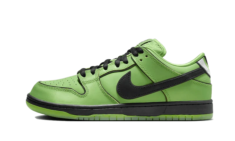 NIKE SB DUNK LOW THE POWERPUFF GIRLS BUTTERCUP