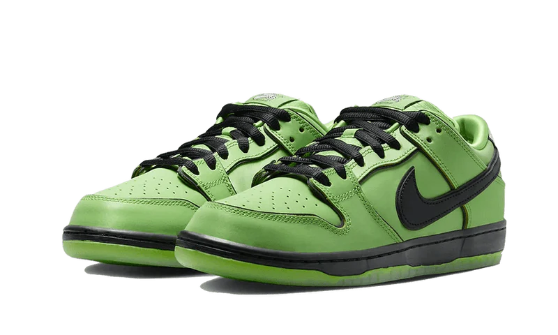 NIKE SB DUNK LOW THE POWERPUFF GIRLS BUTTERCUP