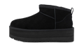 UGG CLASSIC ULTRA MINI PLATFORM BLACK