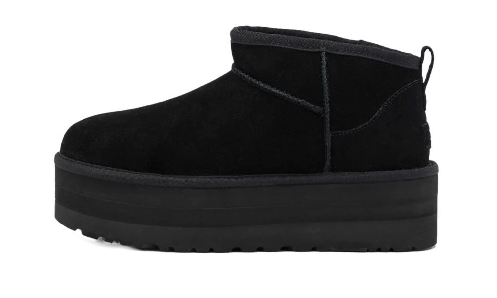 UGG CLASSIC ULTRA MINI PLATFORM BLACK