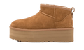 UGG CLASSIC ULTRA MINI PLATFORM CHESTNUT