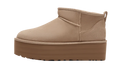 UGG CLASSIC ULTRA MINI PLATFORM SAND